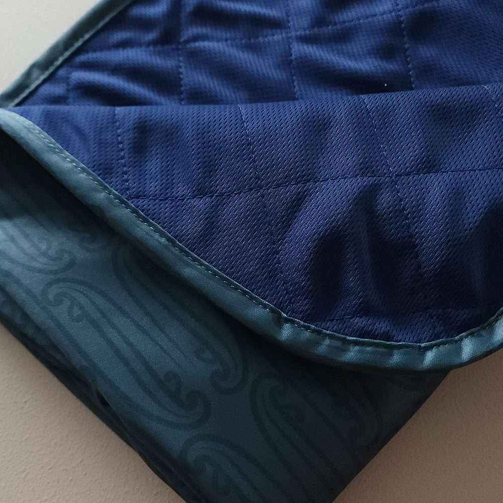 Kekoa Premium | Quilted Change Mat - Aka Matua Ocean