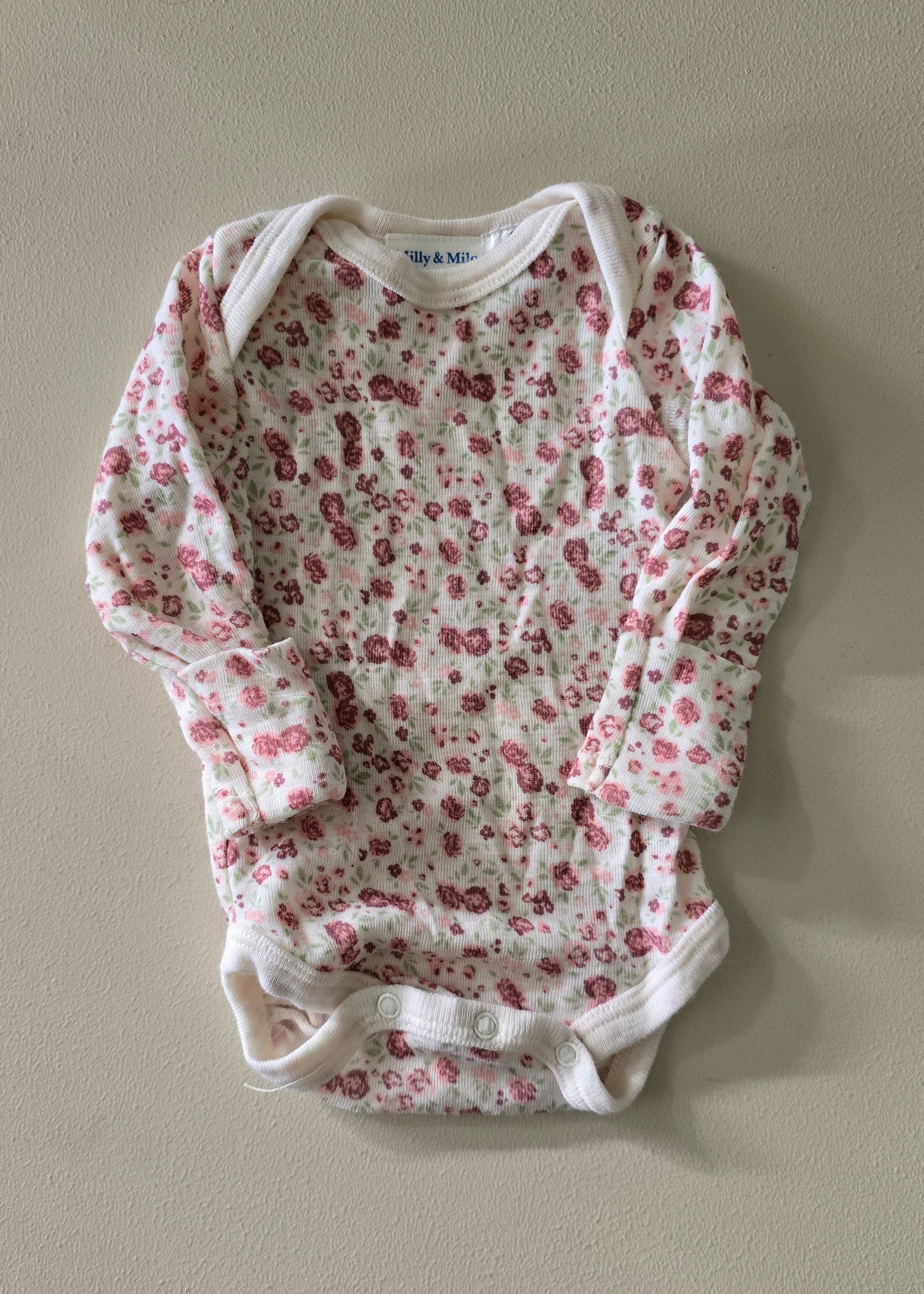 Milly & Milo Floral Onesie (Newborn)