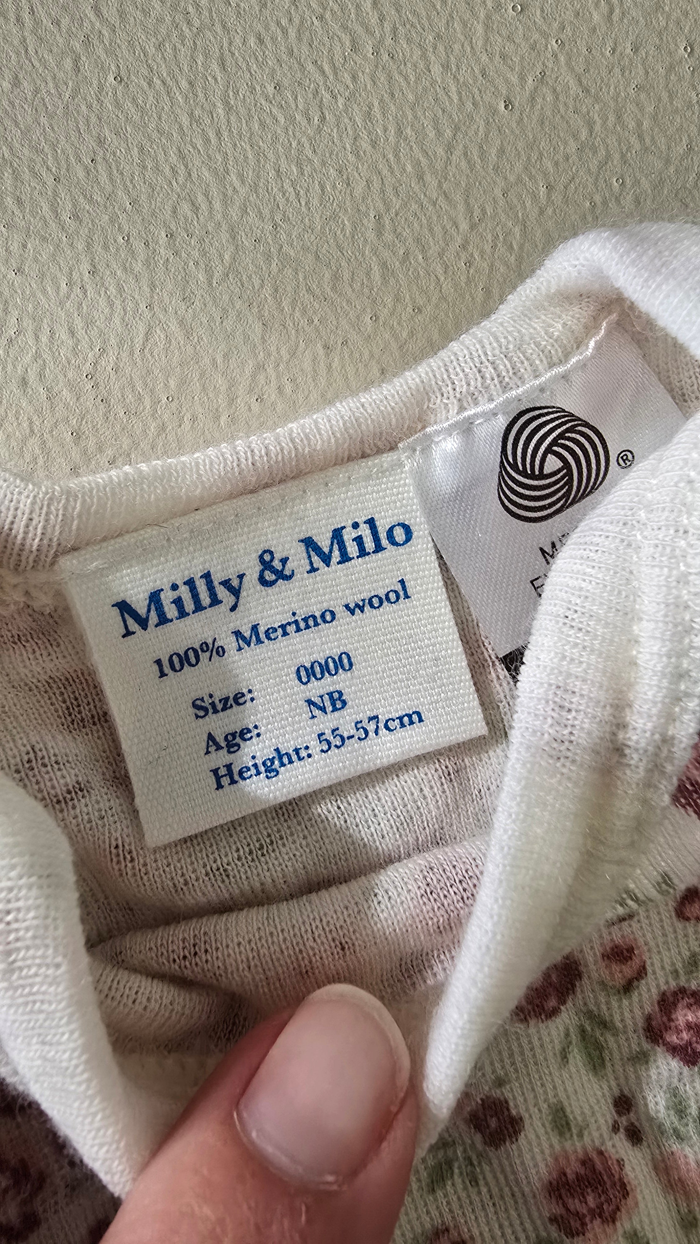 Milly & Milo Floral Onesie (Newborn)