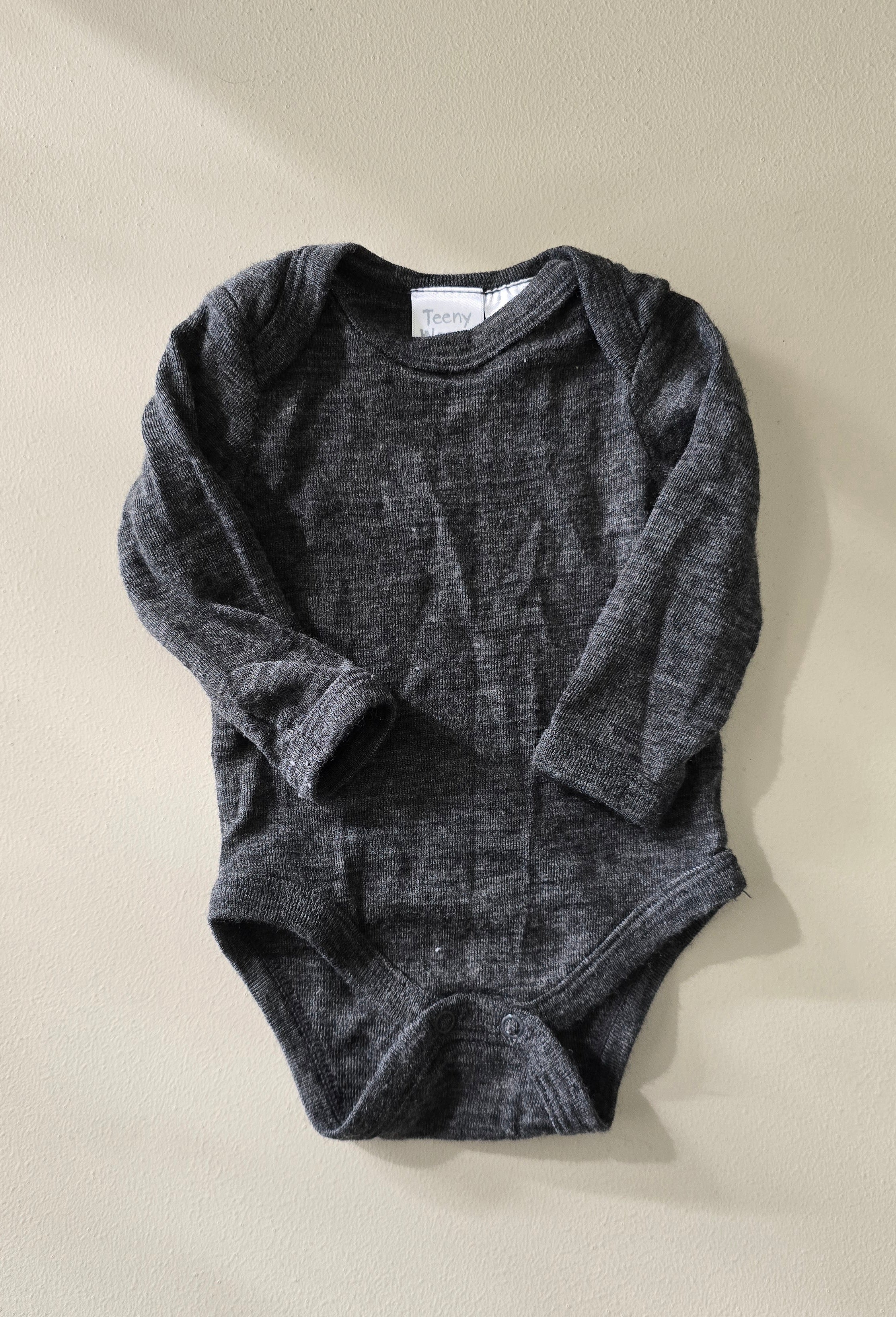 Teeny Weeny Grey Onesie (Newborn)