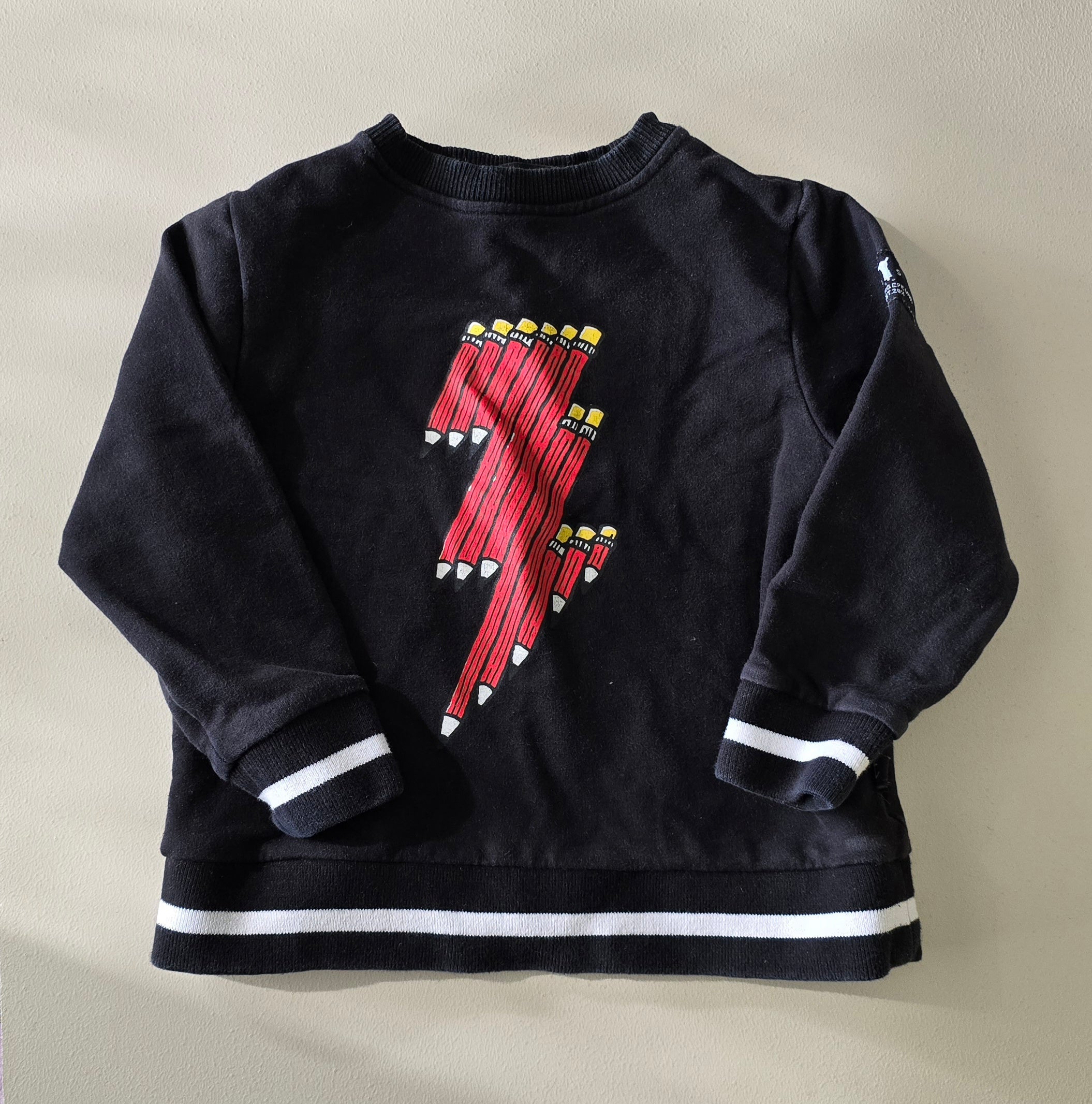 Hello Stranger Pencil/Lightning Bolt Jumper (3y)