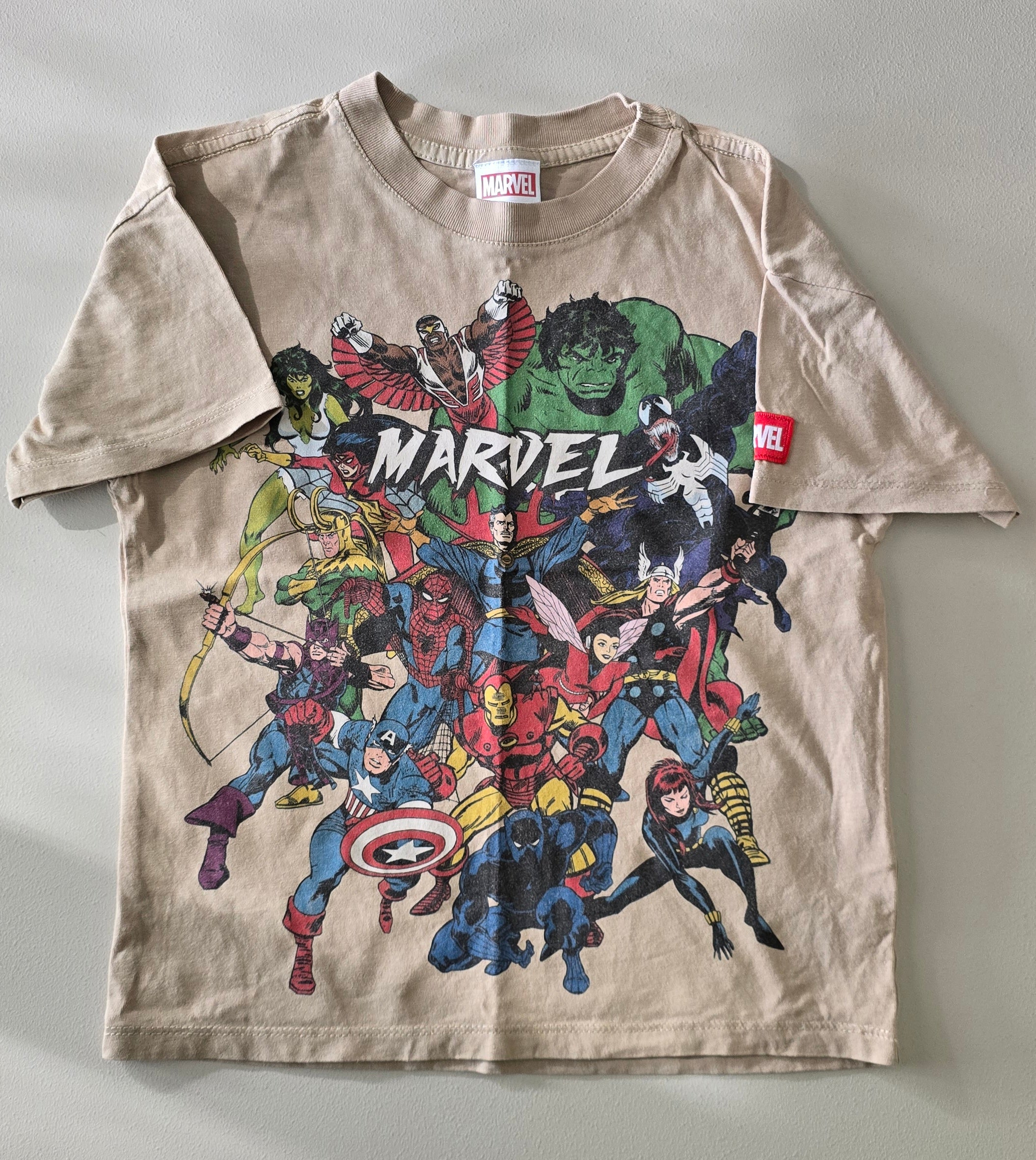 Marvel Tan T-Shirt (5y)