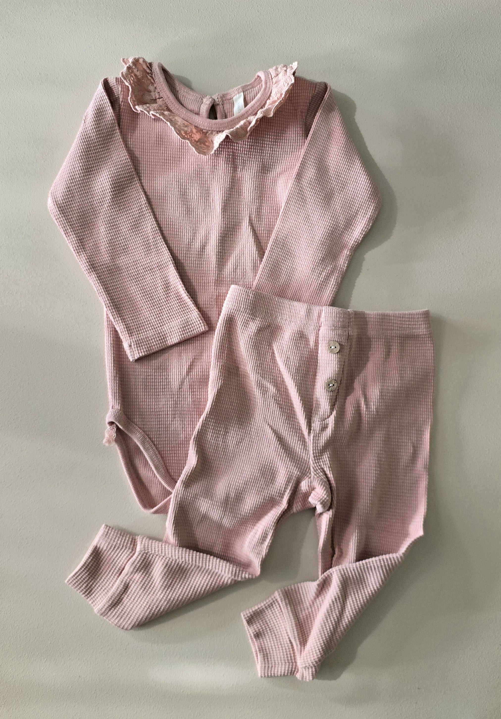 Quincy Mae Pink Set (12-18m)