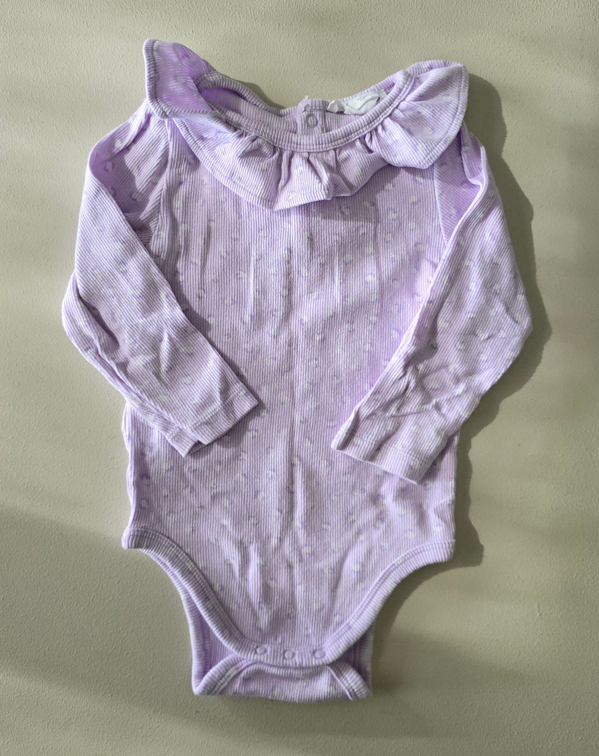 Country Road Ruffle Neck Bodysuit (6-12m)