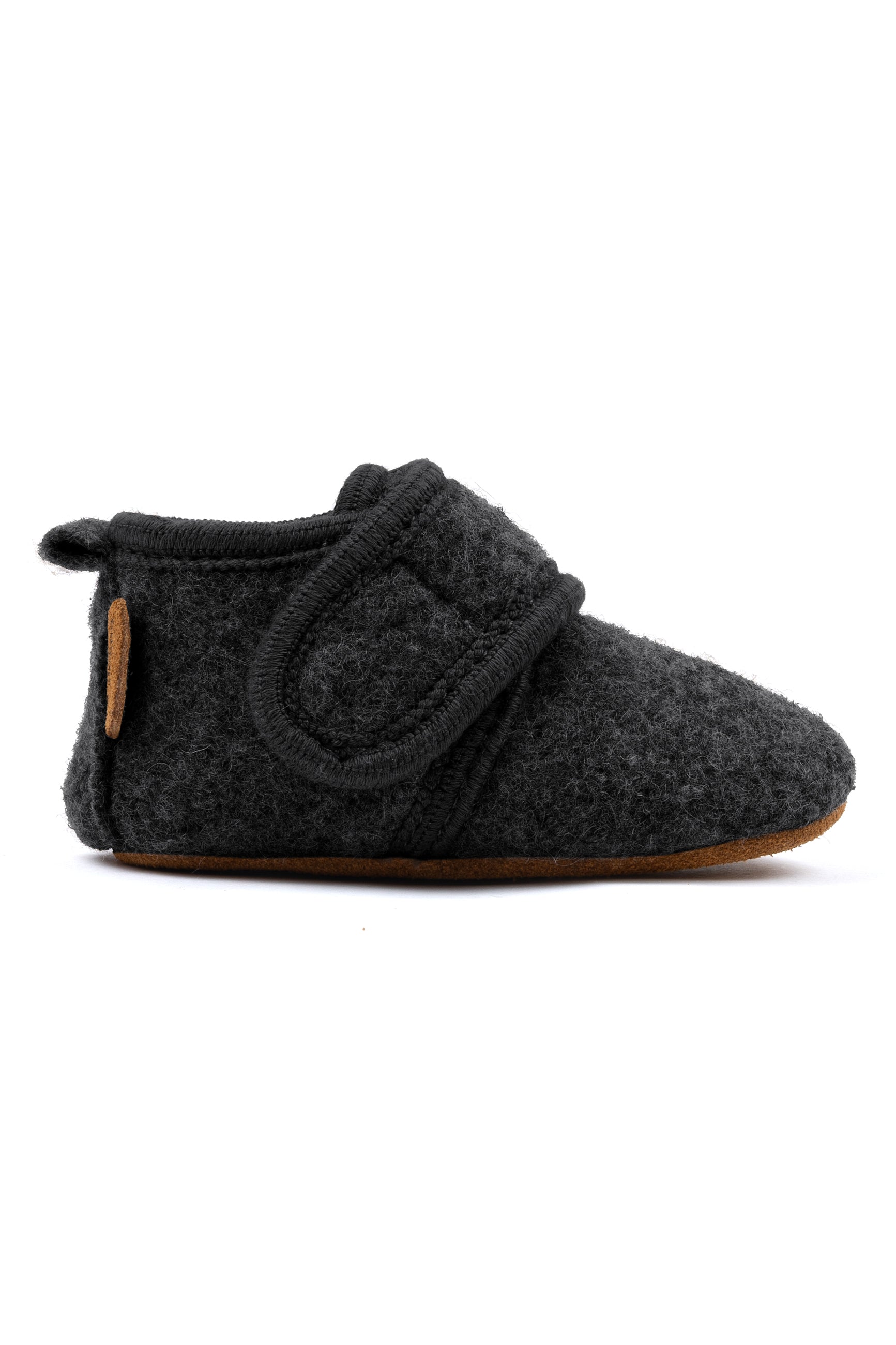 Mikk-Line | Softsole Felted Wool Walker Shoe Anthracite Melange