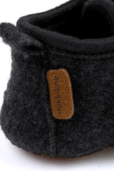 Mikk-Line | Softsole Felted Wool Walker Shoe Anthracite Melange
