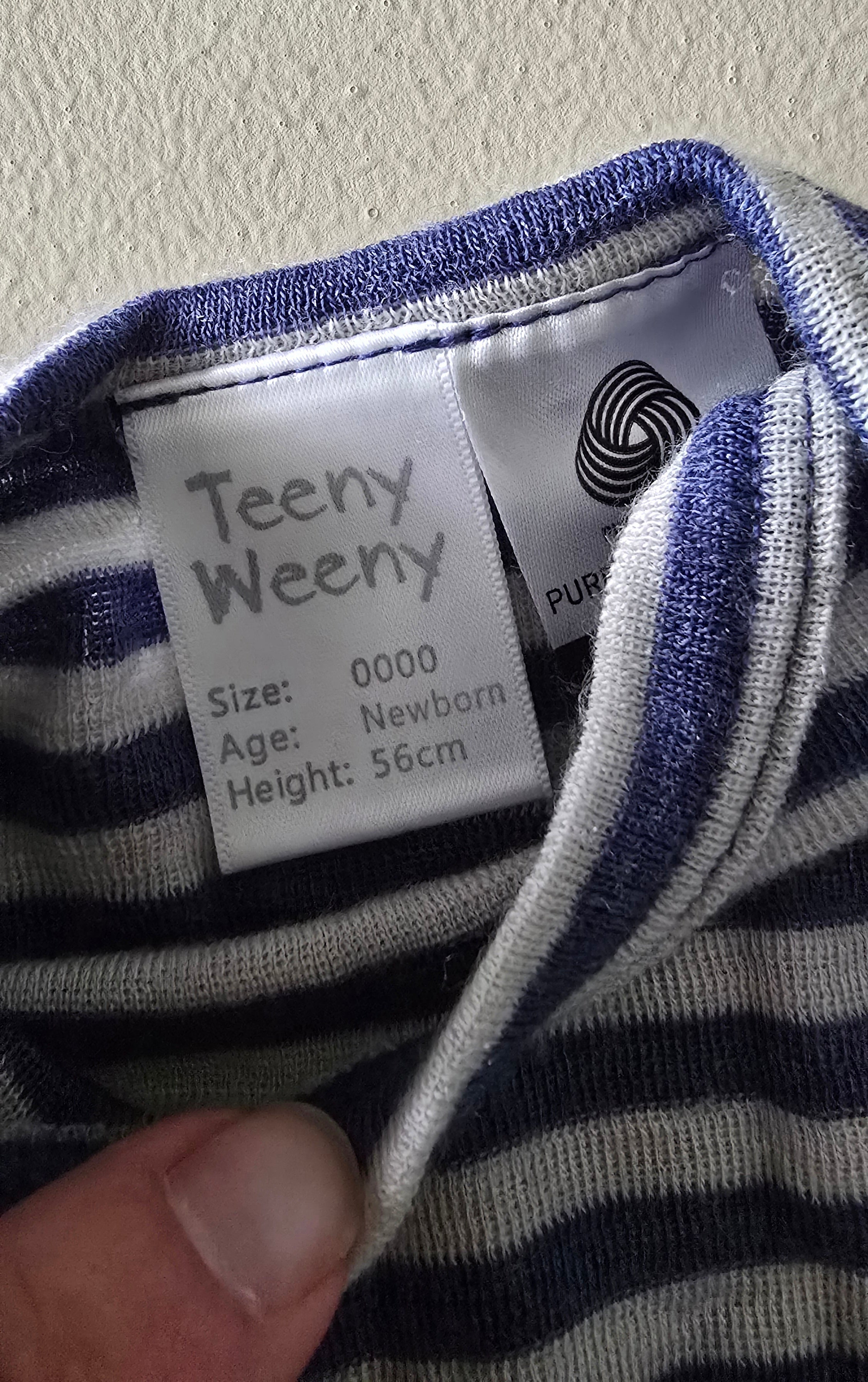Teeny Weeny Striped Onesie (Newborn)