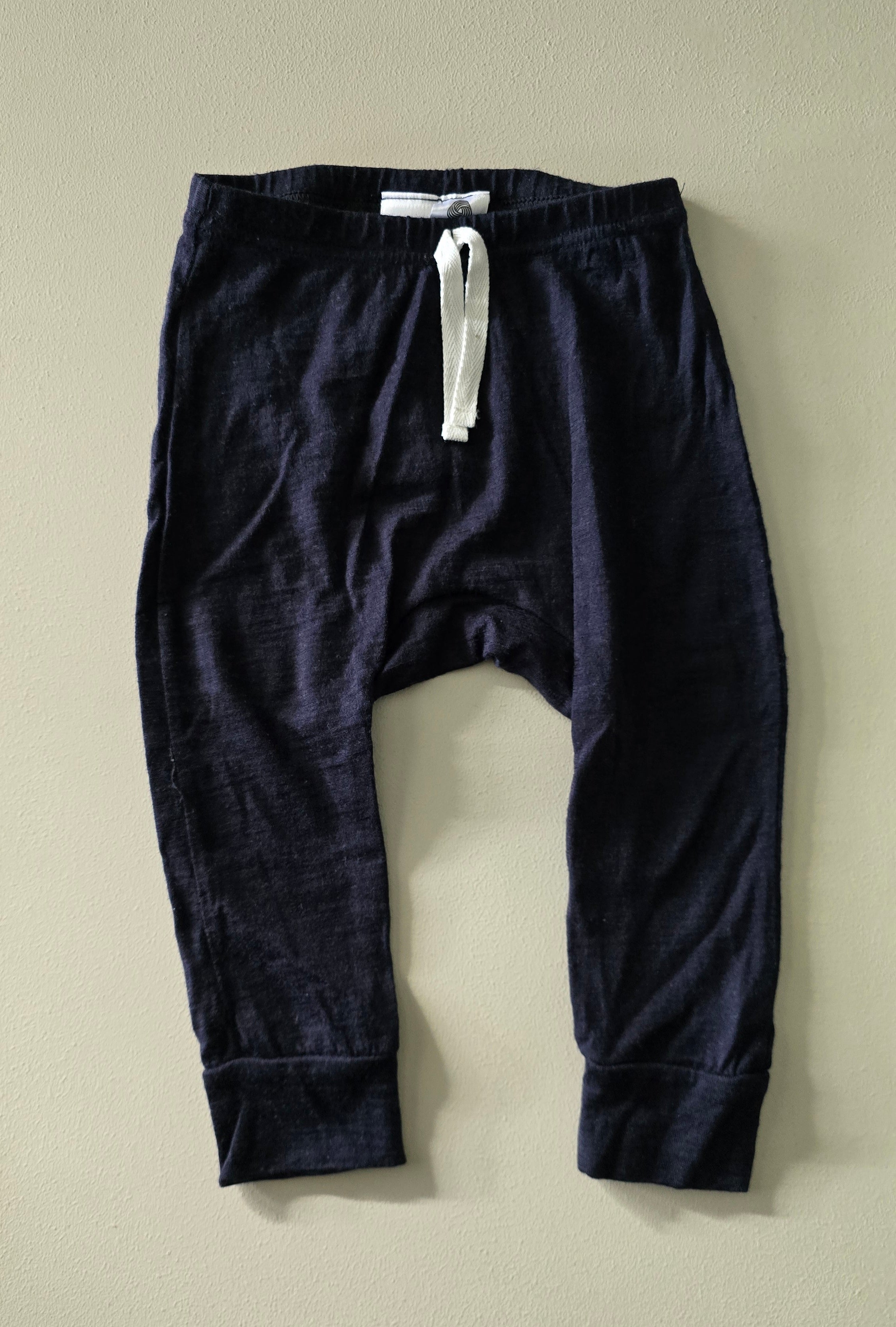 Teeny Weeny Merino Pants Navy (12-18m)
