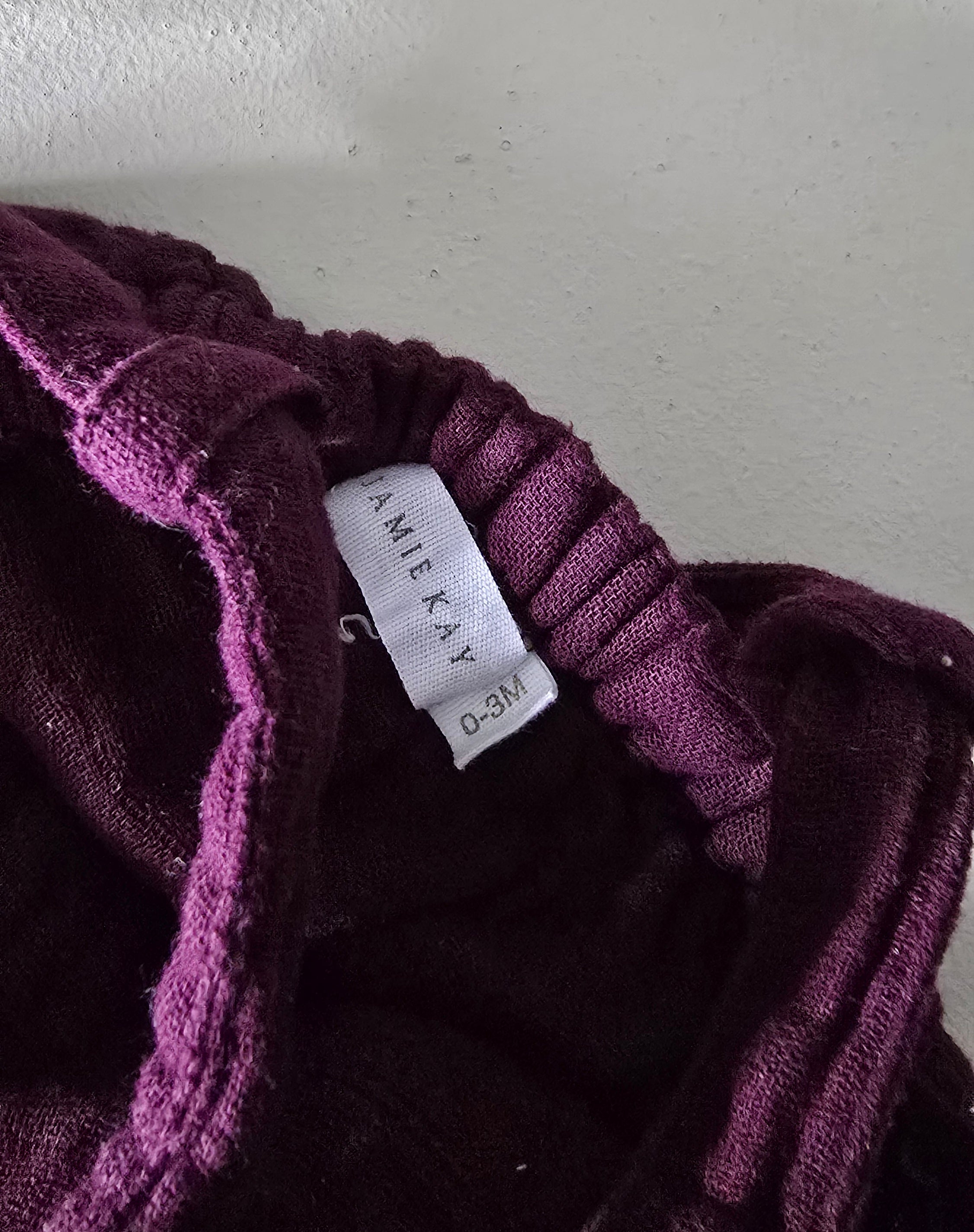 Jamie Kay Maroon Playsuit (0-3m)