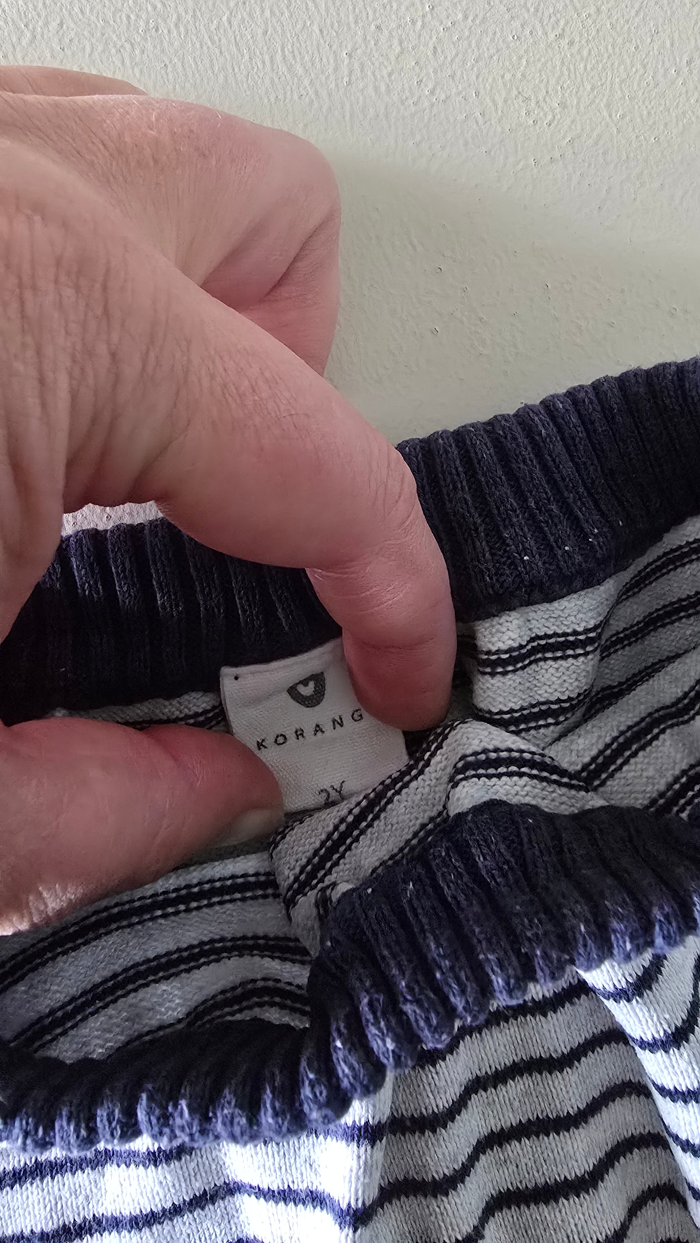 Korango Blue/White Stripe Pants (2y)