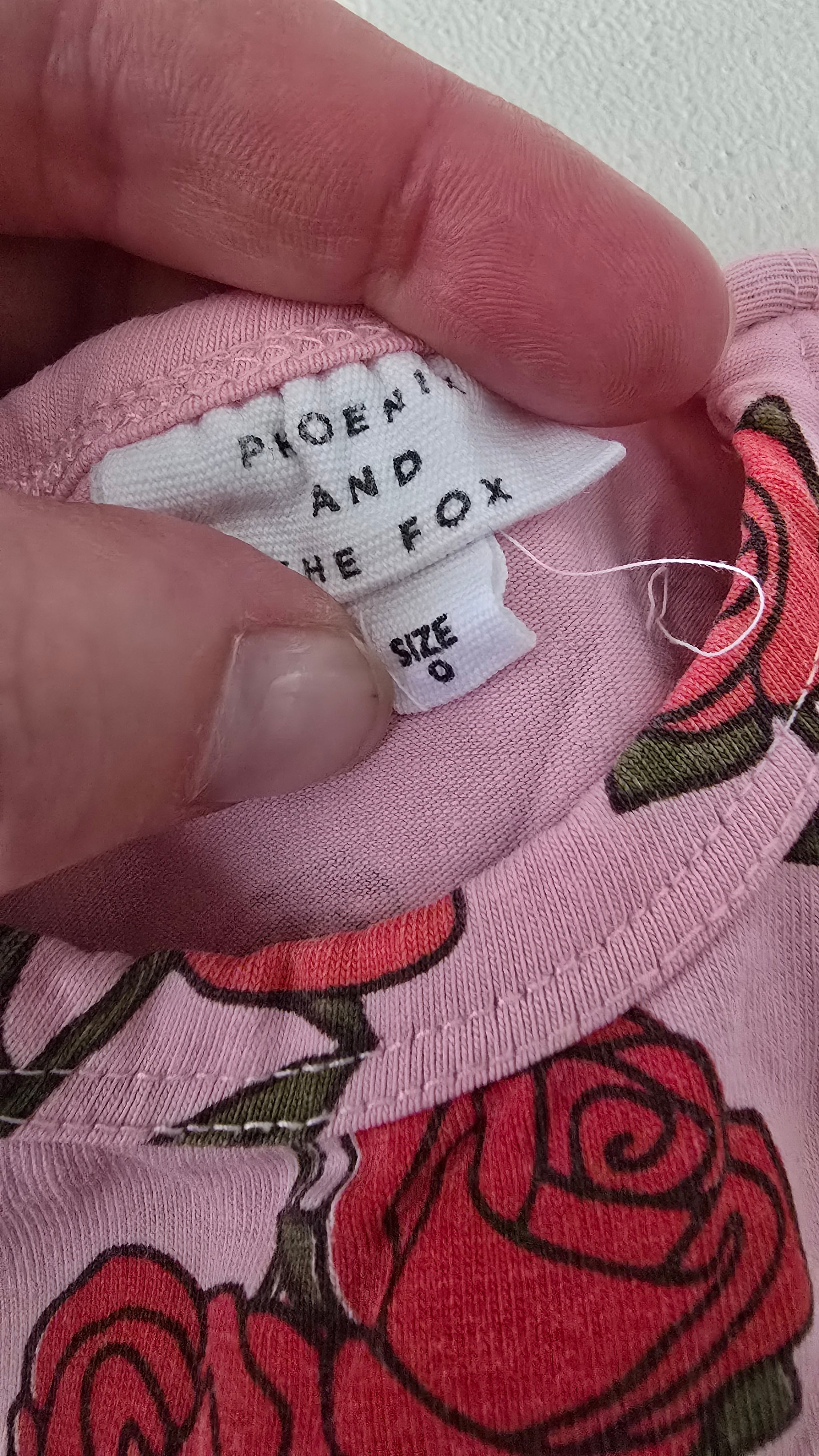 Phoenix and the Fox Rose Romper (6-12m)
