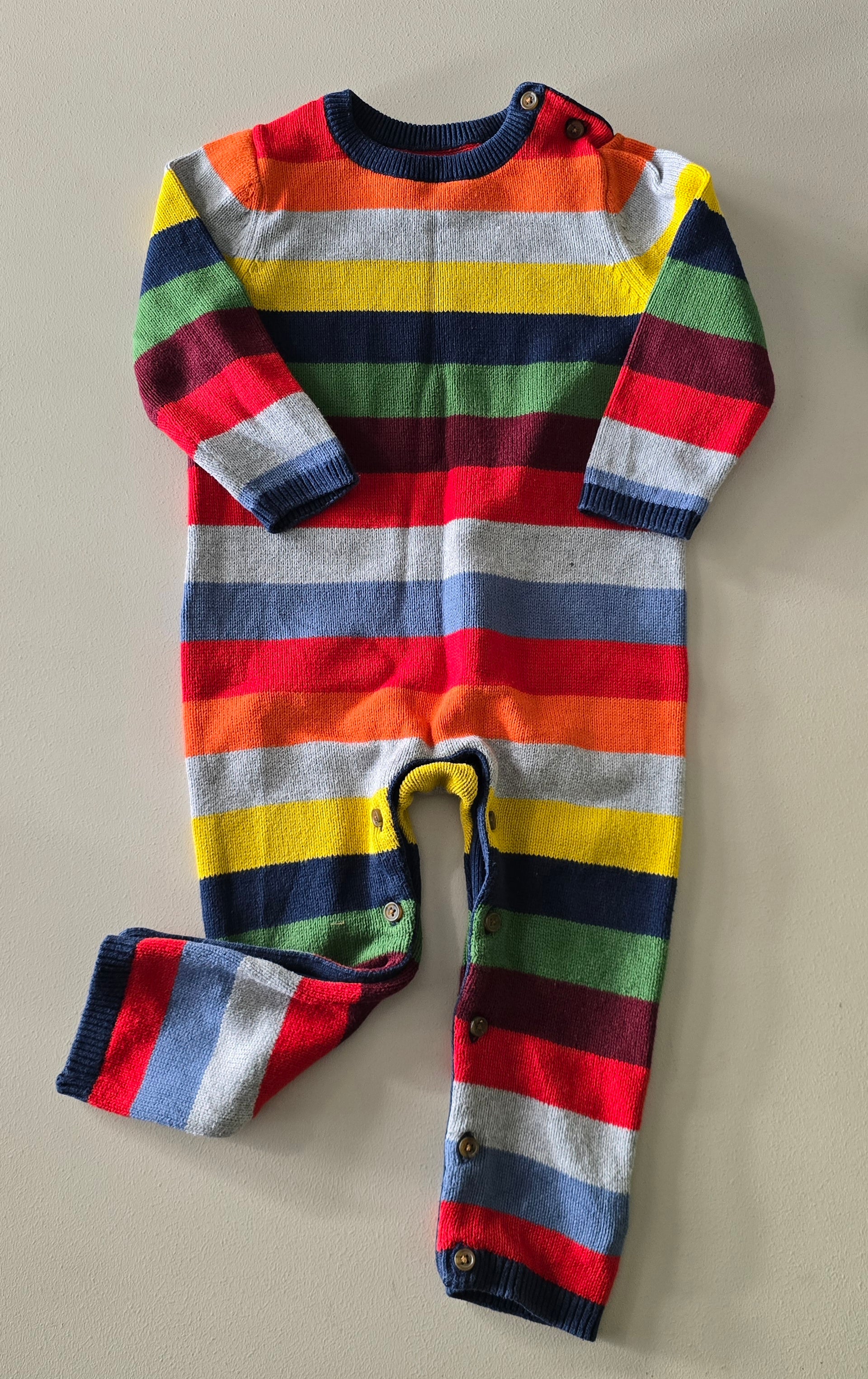 GAP Stripe Cotton Romper (18-24m)
