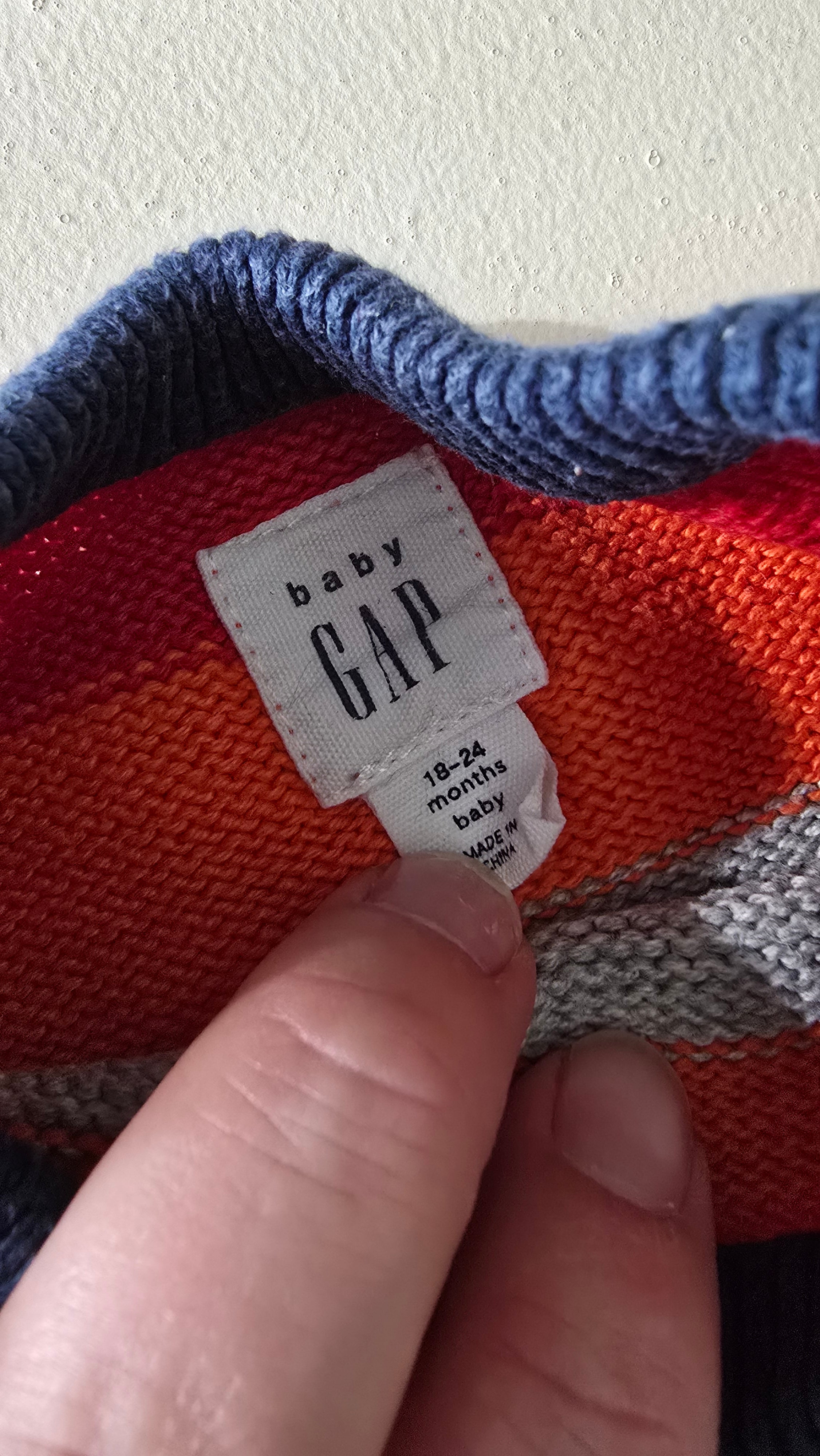 GAP Stripe Cotton Romper (18-24m)