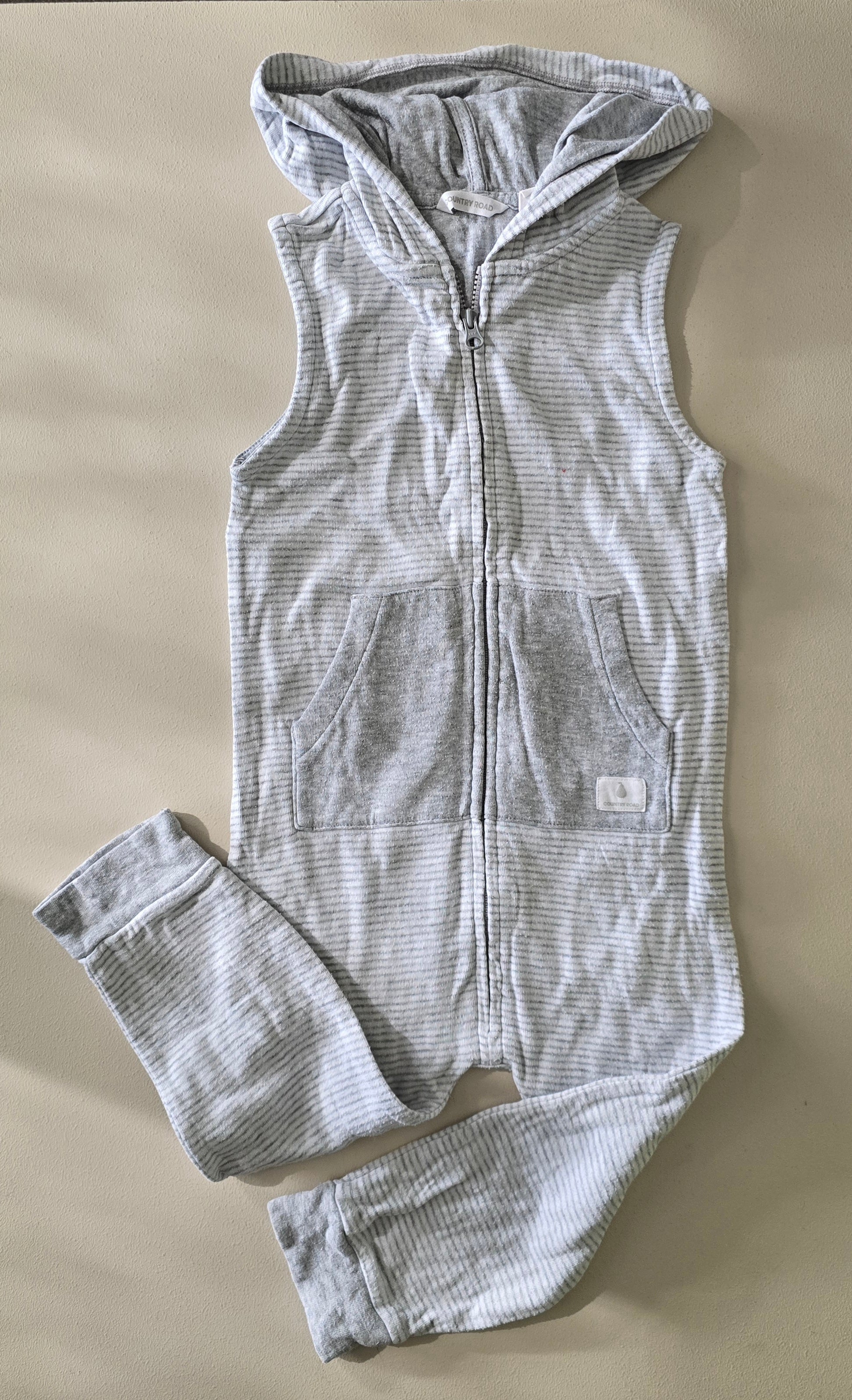 Country Road Hooded Romper (18-24m)