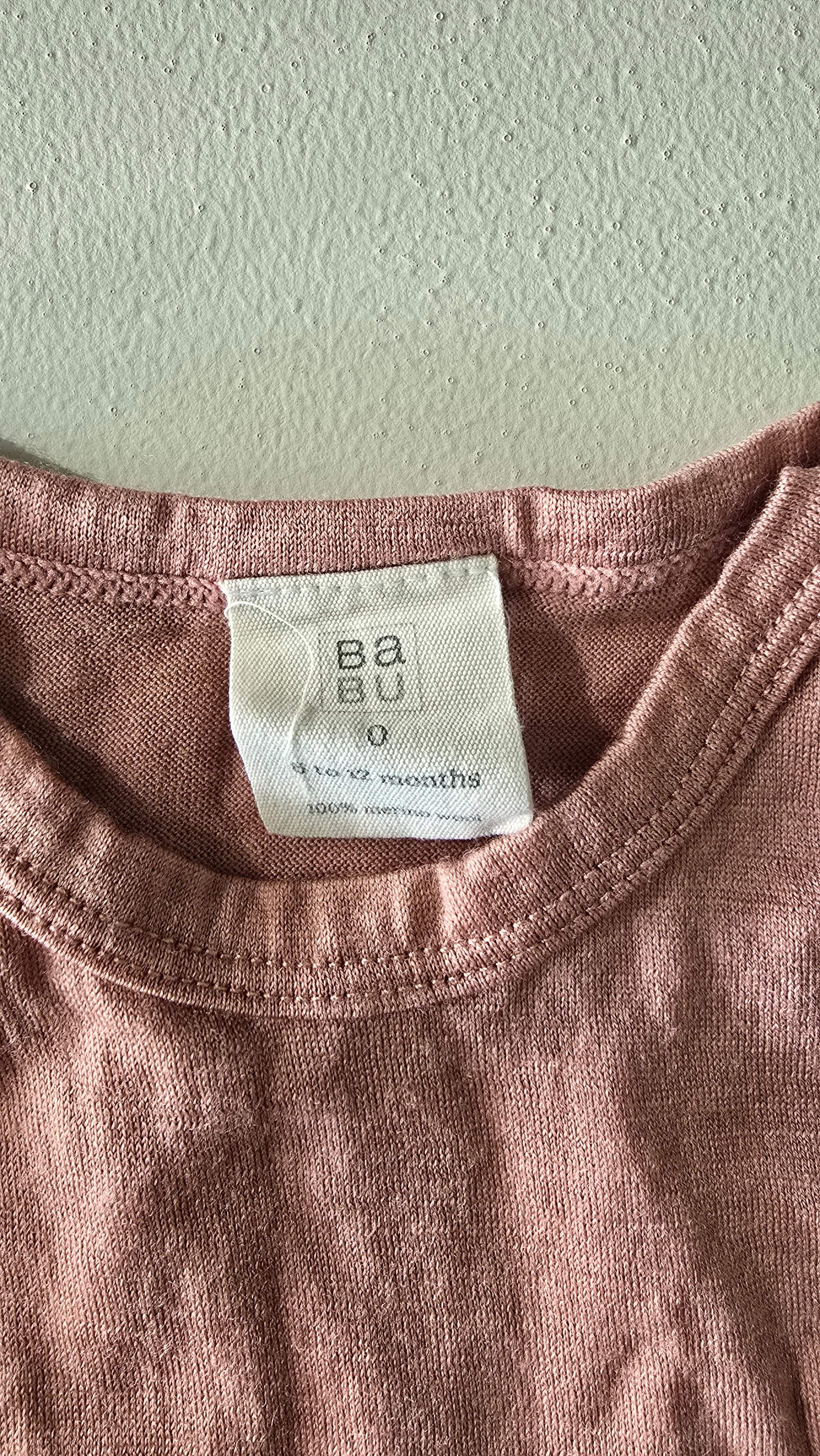 Babu Merino Onesie (6-12m)