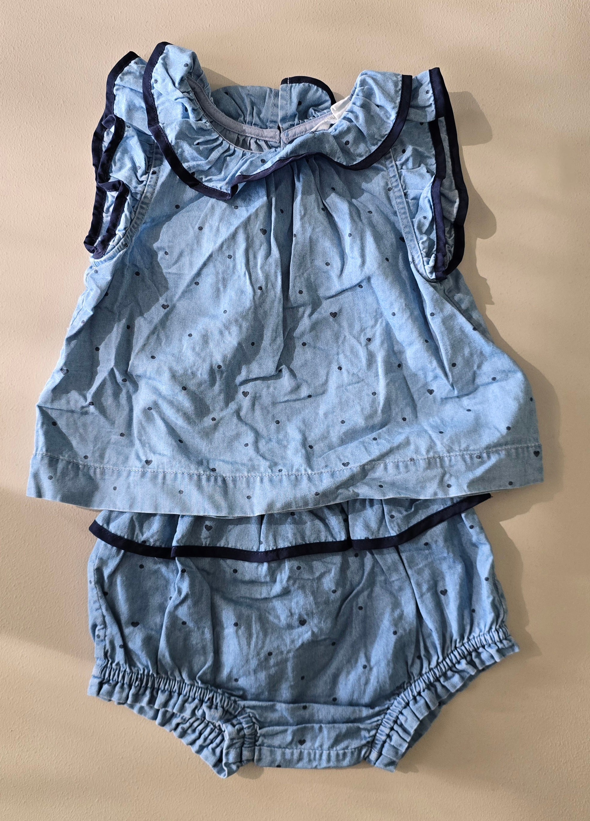 Country Road Denim set (6-12m)