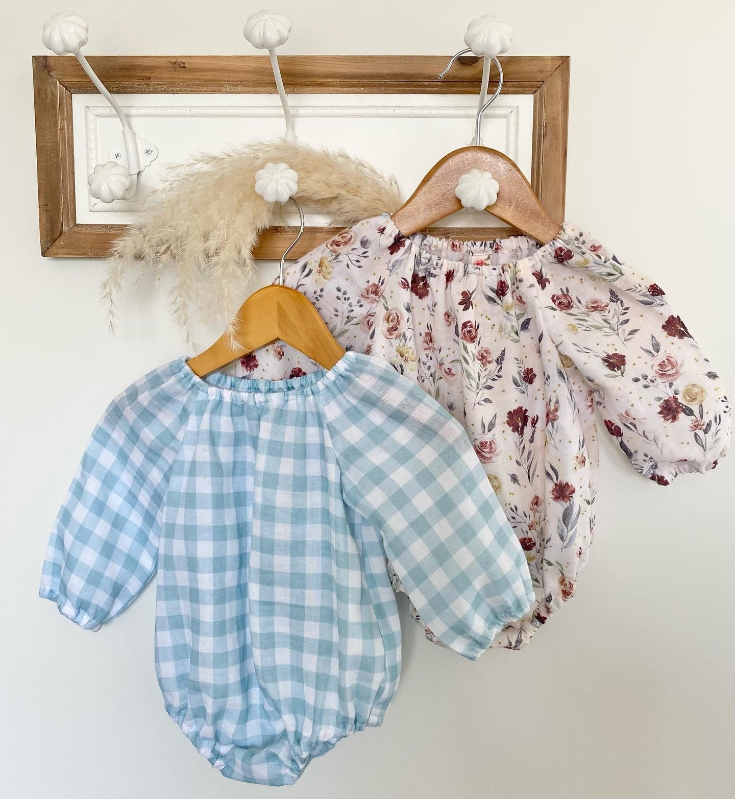 Gee Marie Gingham Romper (12-18m)