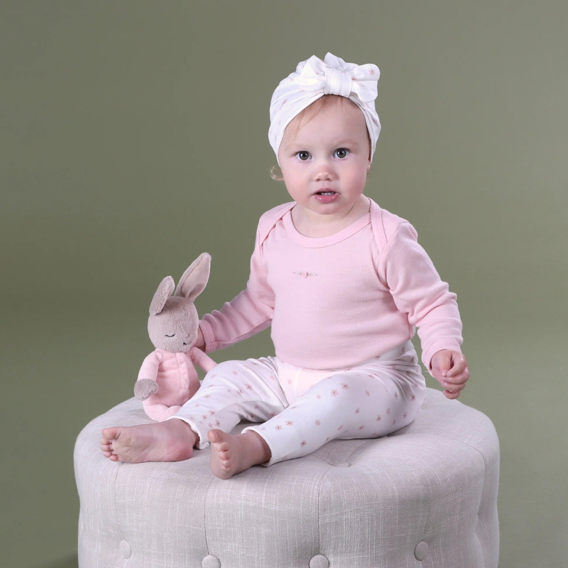 Dimples Pink Merino Onesie (6m)