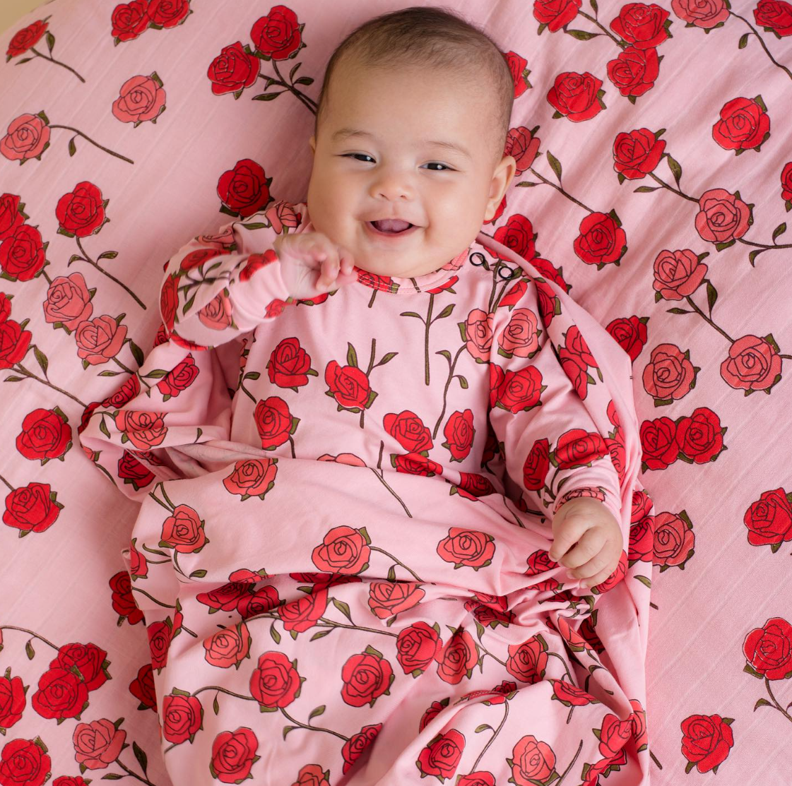 Phoenix and the Fox Rose Romper (6-12m)