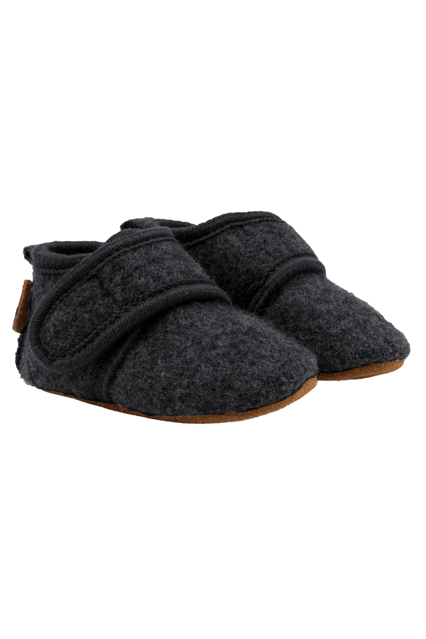 Mikk-Line | Softsole Felted Wool Walker Shoe Anthracite Melange