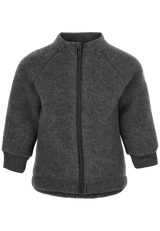 Mikk-Line | Brushed Wool Jacket Anthracite