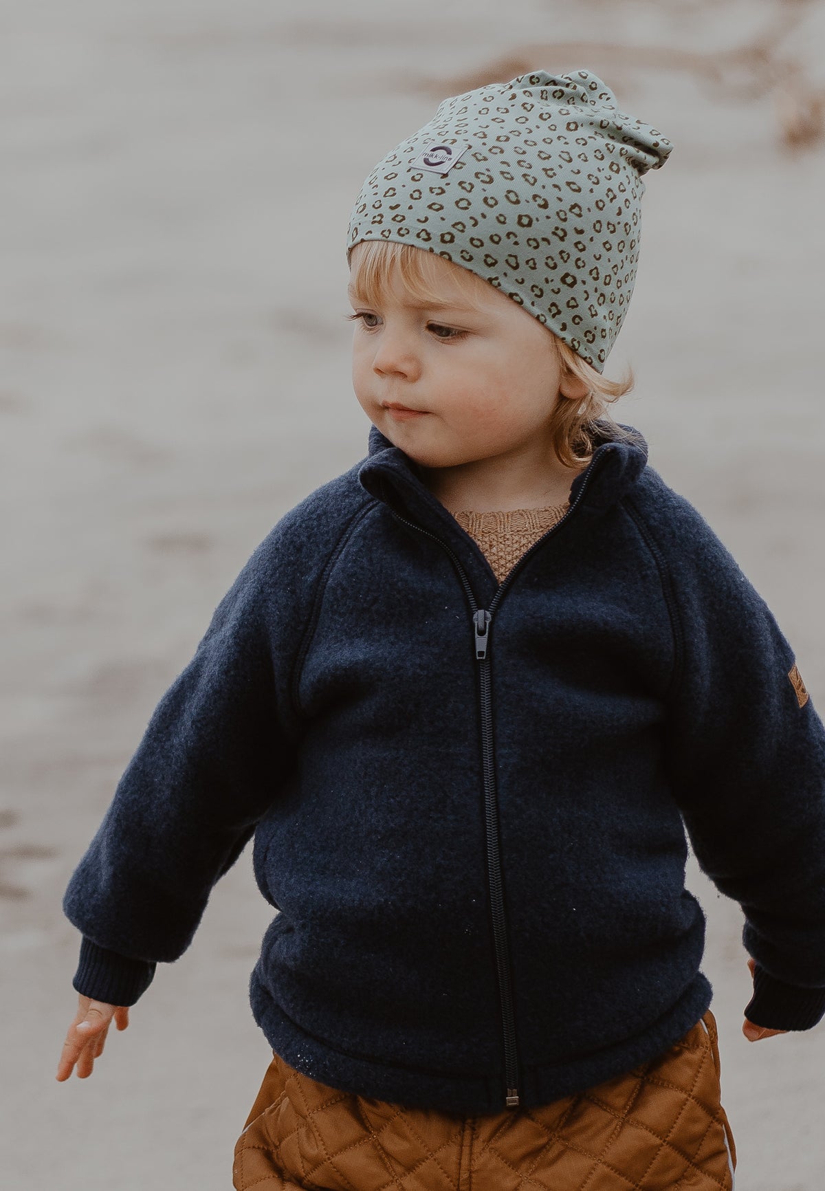 Mikk-Line | Brushed Wool Jacket Blue Nights