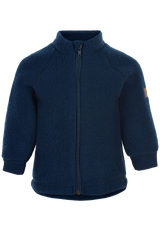 Mikk-Line | Brushed Wool Jacket Blue Nights