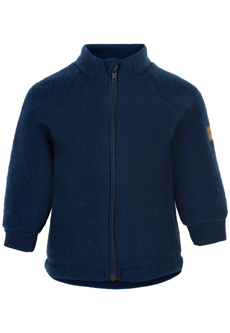 Mikk-Line | Brushed Wool Jacket Blue Nights